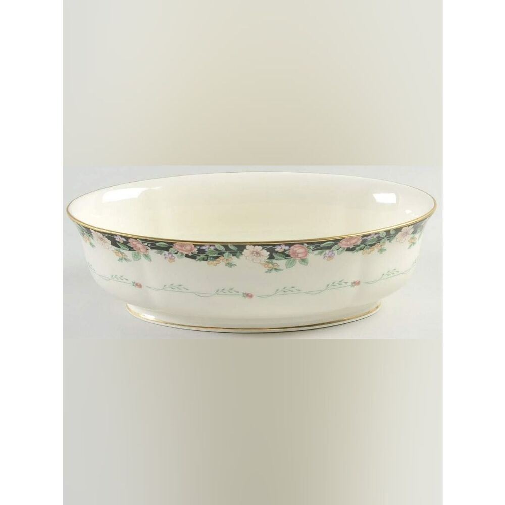 Vintage Lenox Prairie Blossom 10" Oval Vegetable Serving Bowl Made In USA